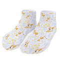 Funky Corgi Floral Print Ankle Socks